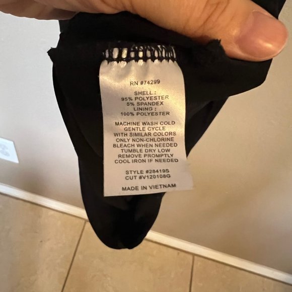 Sweet Storm, Black Dress, Size M - Picture 3 of 5